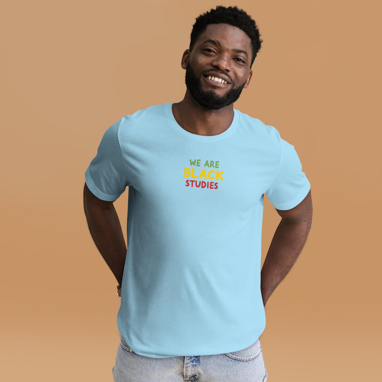 We Are Black Studies Tee - Baby Blue